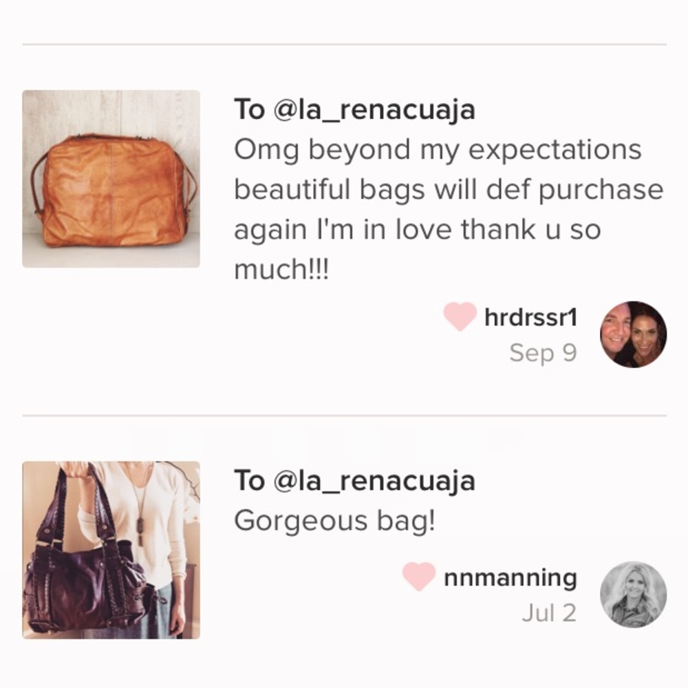 Bijou Rouge Handbags 💗 Love Notes